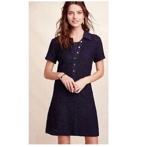 🚫Sold🚫Anthropologie Diamondknit Shirtdress